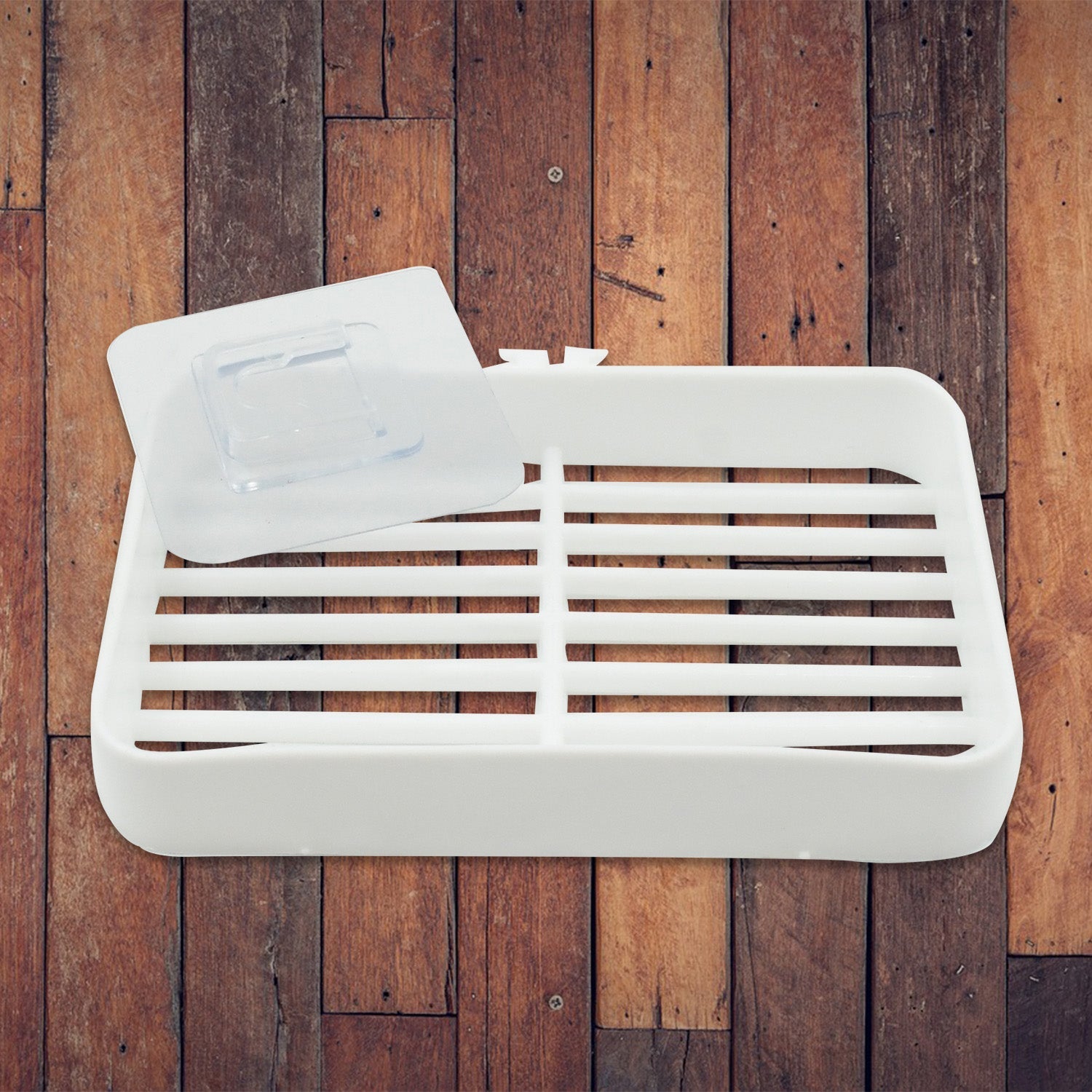 4194 Soap Dish Holder for Bathroom Shower Wall Mounted Self Adhesive Soap Holder Saver Tray-Plastic Sponge Holder for Kitchen Storage Rack Soap Box (Plastic Box) 4194 Soap Dish Holder for Bathroom Shower Wall Mounted Self Adhesive Soap Holder Saver Tray-Plastic Sponge Holder for Kitchen Storage Rack Soap Box (Plastic Box)
